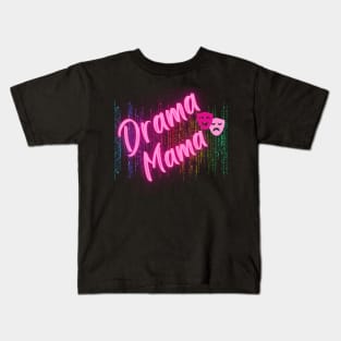 Drama Mama Masks Kids T-Shirt